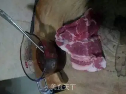 Make Honey sauce and roast meat step 0