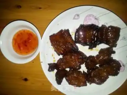 Make Honey sauce and roast meat step 4