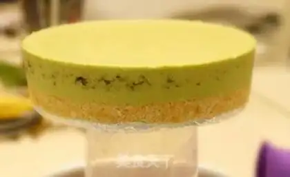 Make Tea mousse cake step 6