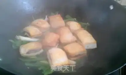 Make Garlic tofu step 3