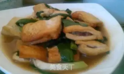 Make Garlic tofu step 4