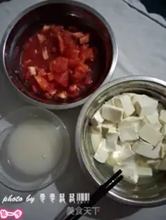 Make Tomato tofu step 0