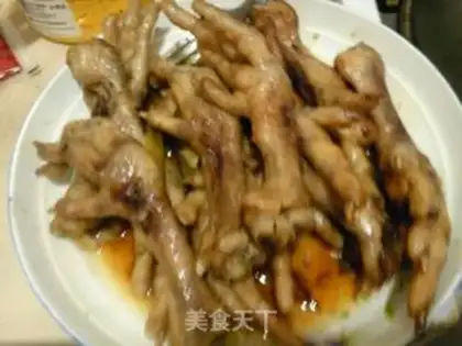 Make Salt chicken feet step 3