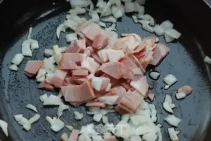 Make Bacon spinach butter tower step 9