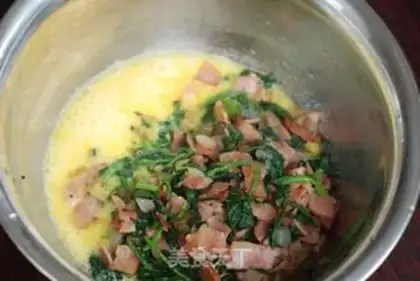 Make Bacon spinach butter tower step 11