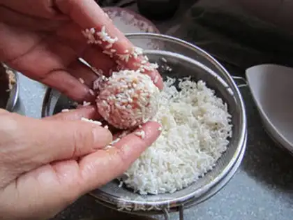 Make Pearl meatballs step 4