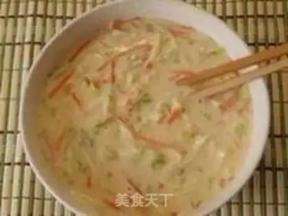 Make Vegetable pancakes step 1