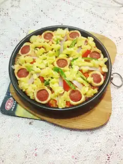 Make Baked sausage pizza step 4