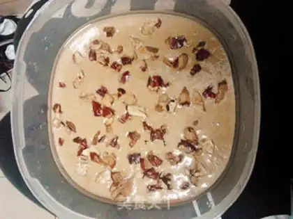Make Red sugar date cake step 7