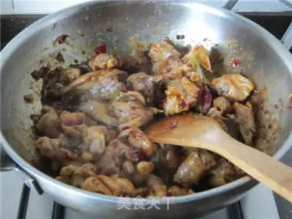 Make Spicy potato chicken step 7