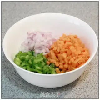 Make Potato salad ball step 1