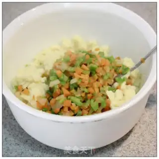 Make Potato salad ball step 5