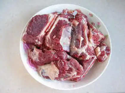 Make Red steak step 0