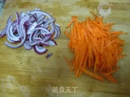 Make Carrot and lamb step 1