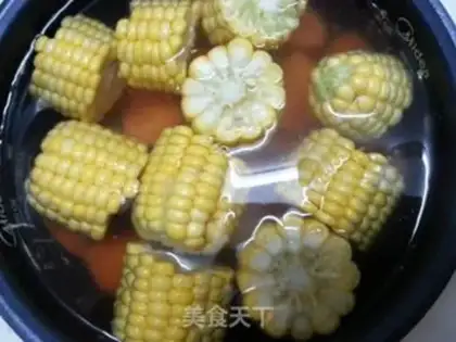 Make Carrot corn ribs soup step 2
