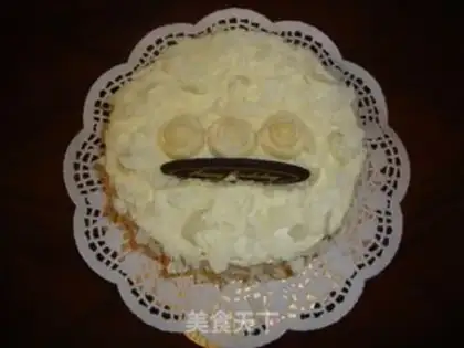 Make Rose and white forest cake step 3