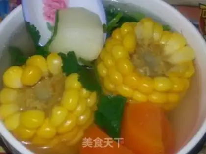 Make Carrot corn ribs soup step 3