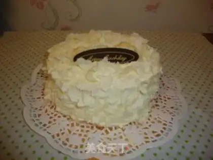 Make Rose and white forest cake step 4