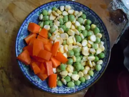 Make Vegetable salad step 1