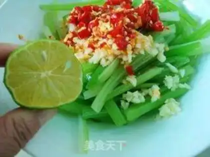 Make Lemon-cracked peppers and celery step 6