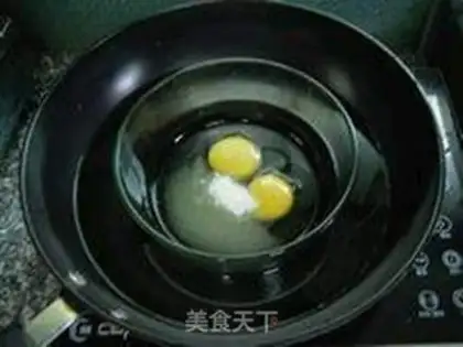 Make Old chicken cake step 2