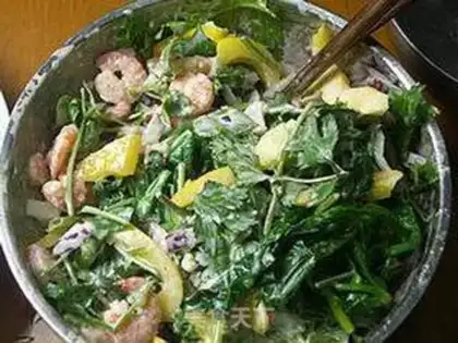 Make Shrimp spinach salad step 7