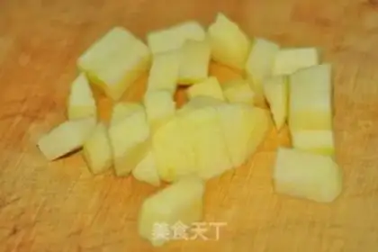 Make Peach apple soda step 1