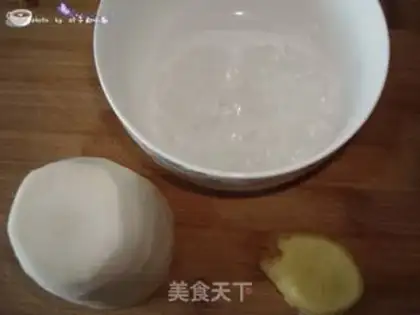 Make Sugar and radish juice step 0