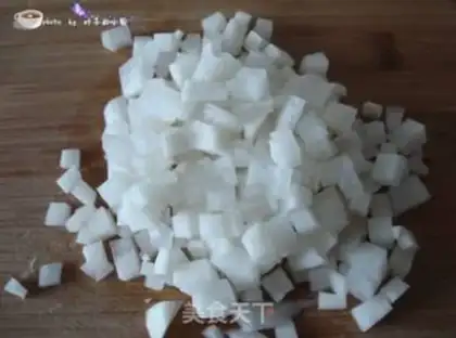Make Sugar and radish juice step 1