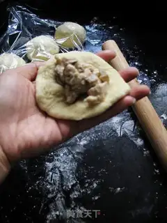 Make Mushroom chicken buns step 8