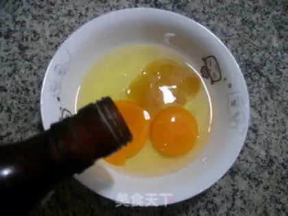 Make Scrambled rice powder step 1