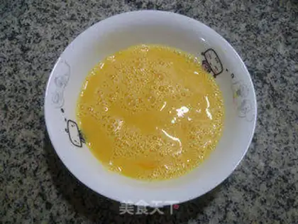 Make Scrambled rice powder step 2
