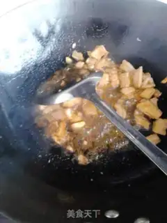 Make Sour cucumber fried meat step 4