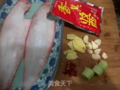 Make Red halibut step 0