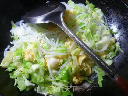 Make Scrambled rice powder step 9