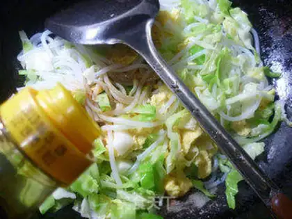 Make Scrambled rice powder step 10
