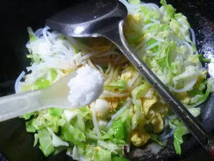 Make Scrambled rice powder step 11
