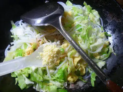 Make Scrambled rice powder step 12