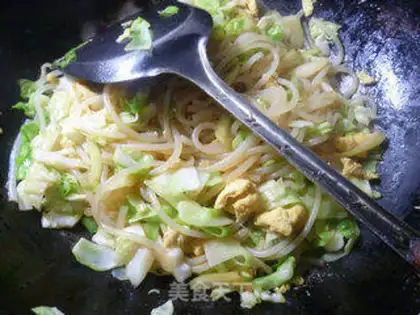 Make Scrambled rice powder step 13