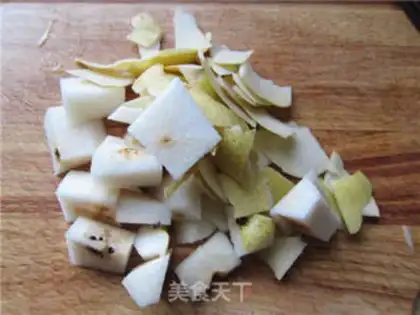 Make Pear soup step 1