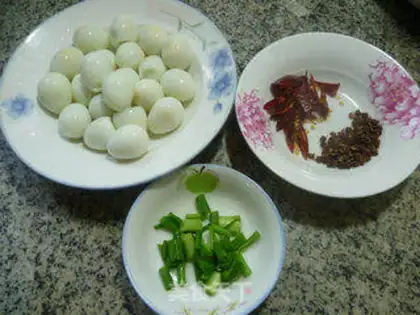 Make Spicy quail eggs step 0
