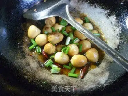 Make Spicy quail eggs step 7