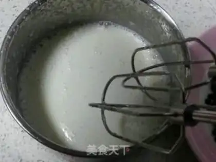 Make Chocolate bean cake step 8