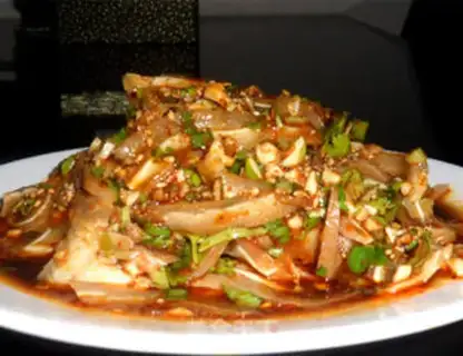 Make Spicy red oil pig ears step 11