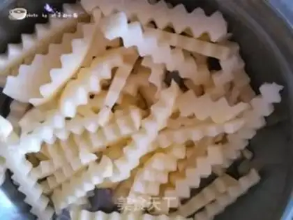 Make Potato fries step 2