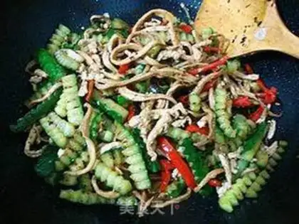 Make Spicy cucumbers fire the fish step 13