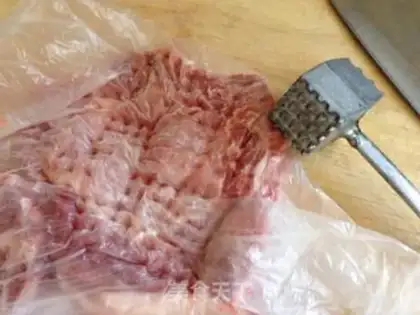 Make Black pepper pork step 0