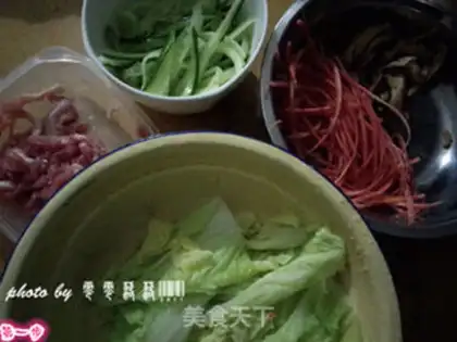 Make Soy sauce and cabbage step 0