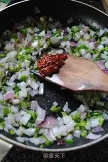 Make Green pepper onion onions step 6
