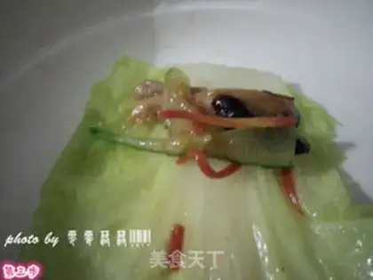 Make Soy sauce and cabbage step 2